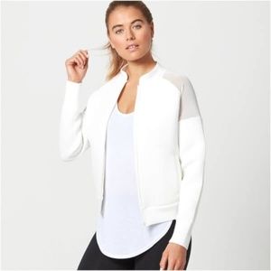 My protein neo bomber jacket in white